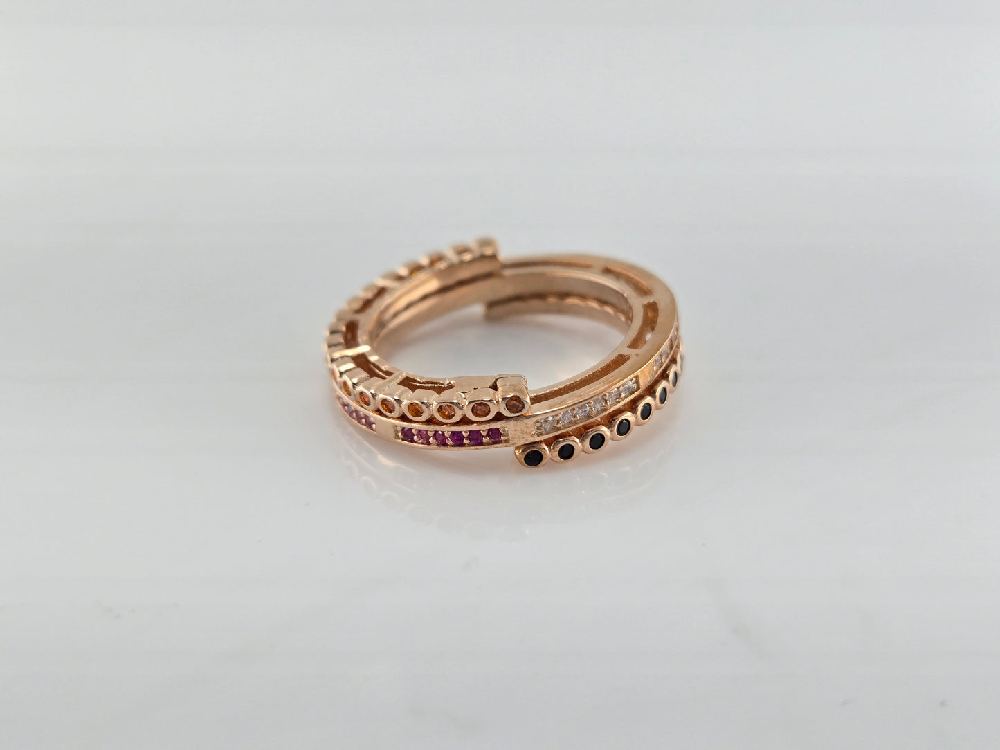 Signature Stack Silver Ring