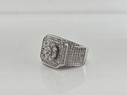 Titan Frost Silver Ring