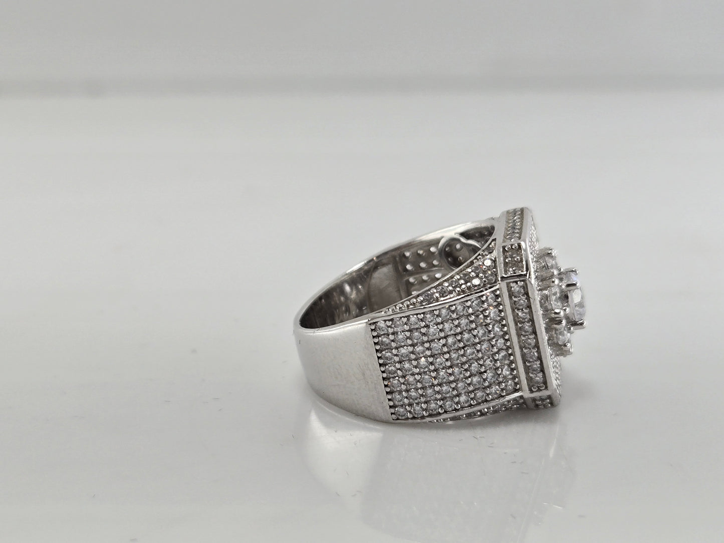 Titan Frost Silver Ring