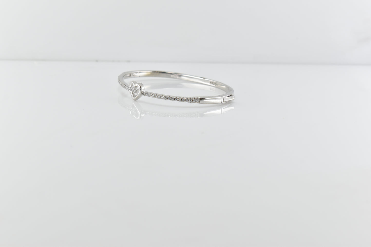 Silver Heartstrings Bracelet