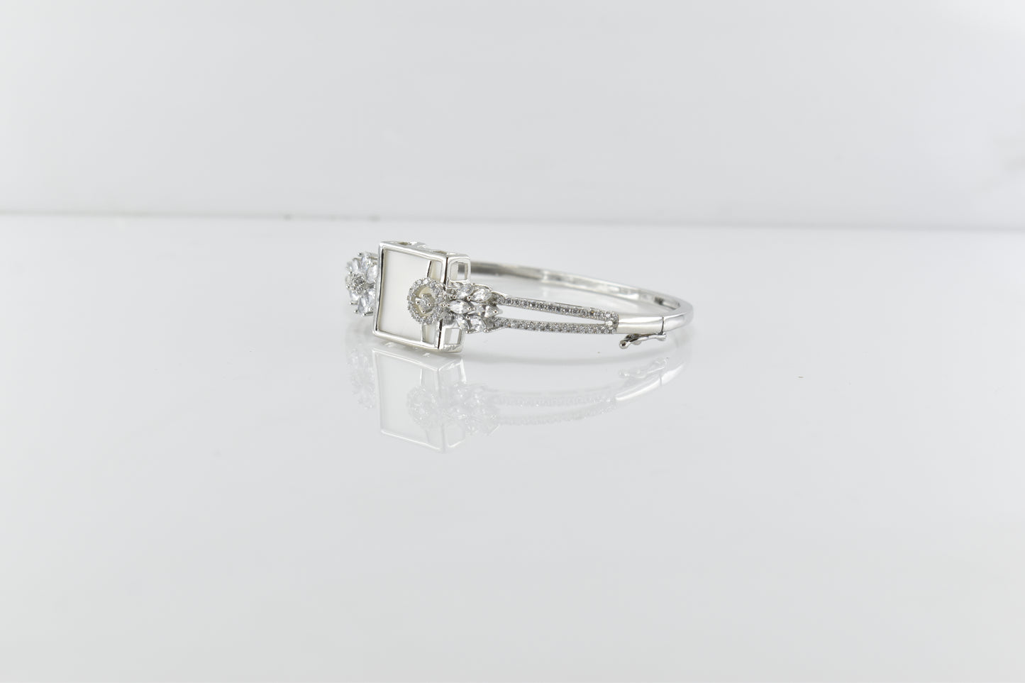 Silver Moonlight Mosaic Bracelet