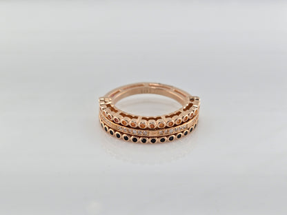 Signature Stack Silver Ring