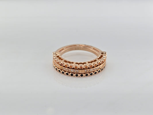 Signature Stack Silver Ring