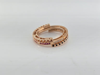 Signature Stack Silver Ring