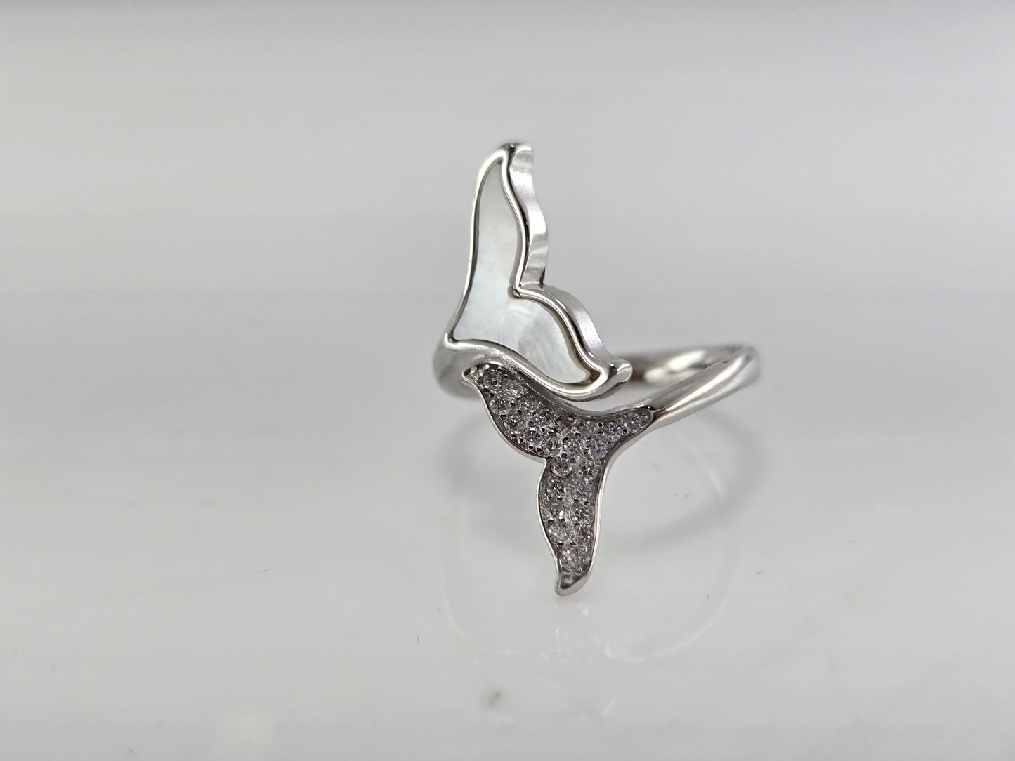 Mermaid Tail Silver Ring