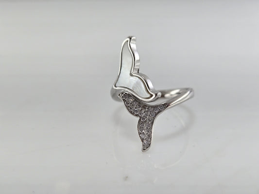Mermaid Tail Silver Ring