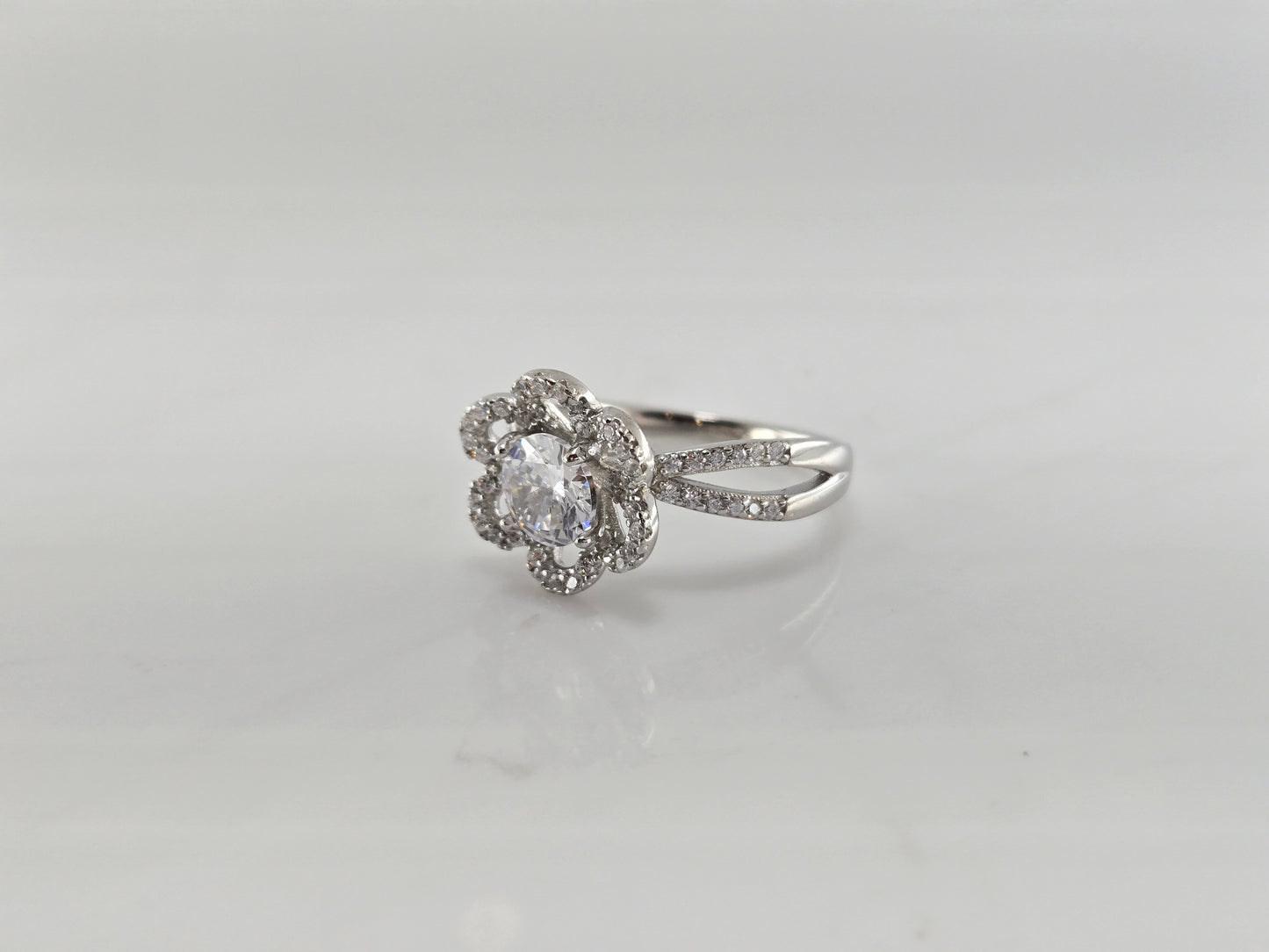 Moonflower Silver Ring