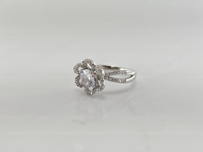 Moonflower Silver Ring
