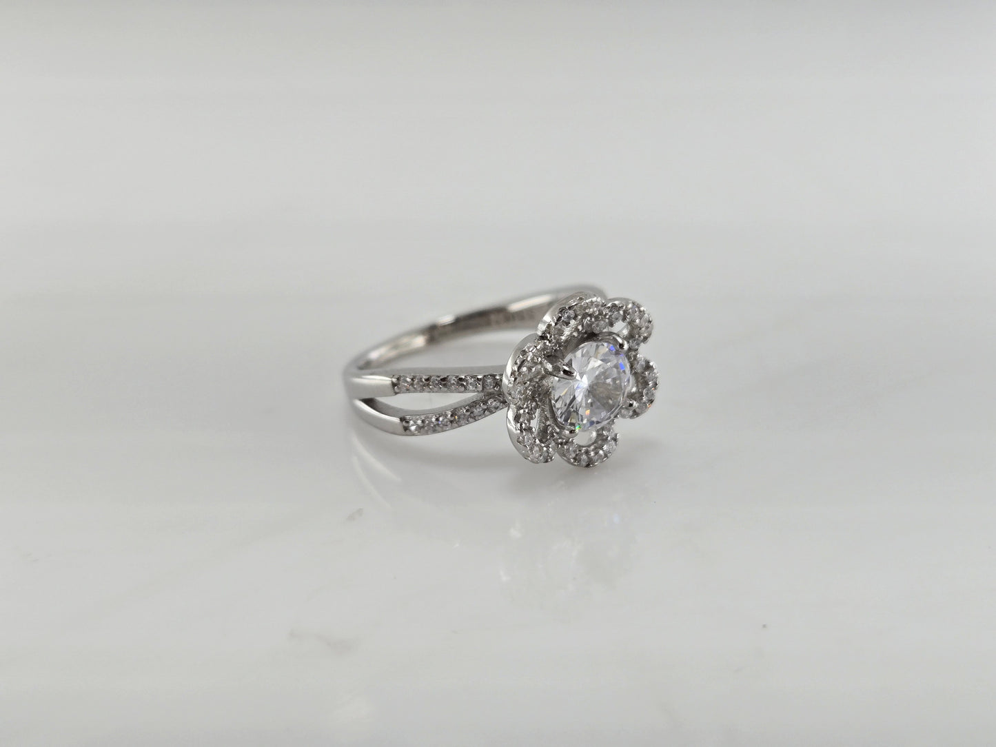 Moonflower Silver Ring
