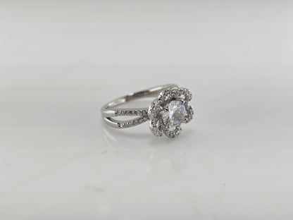 Moonflower Silver Ring