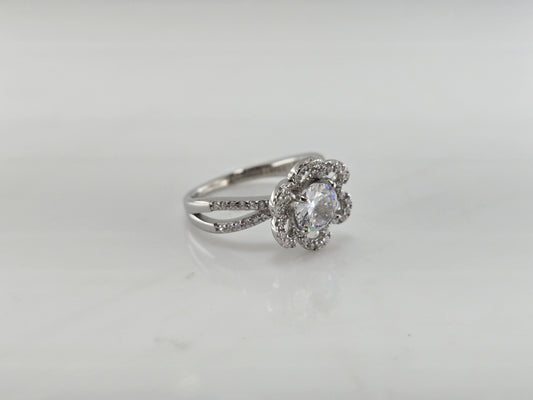 Moonflower Silver Ring