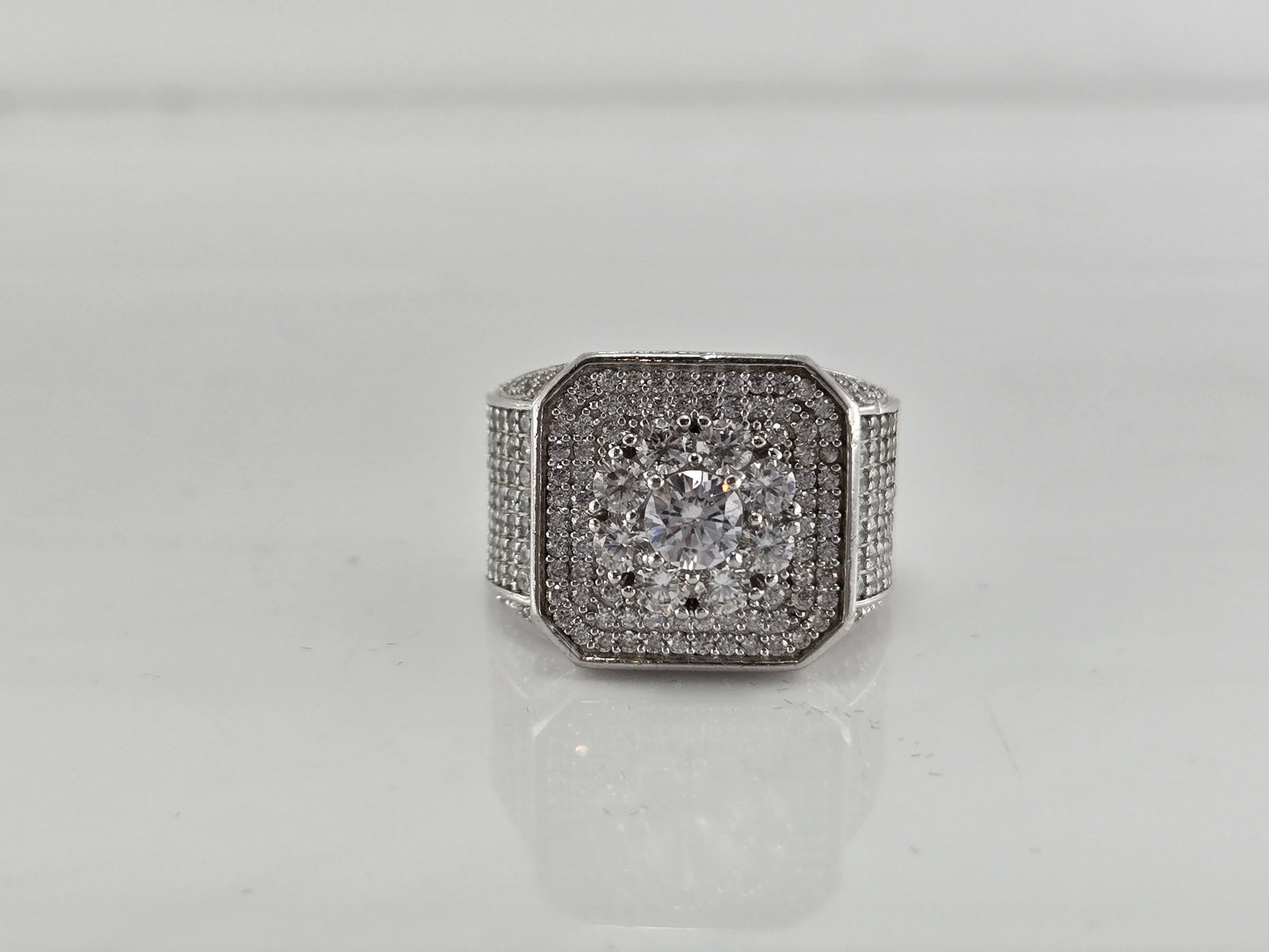 Titan Frost Silver Ring