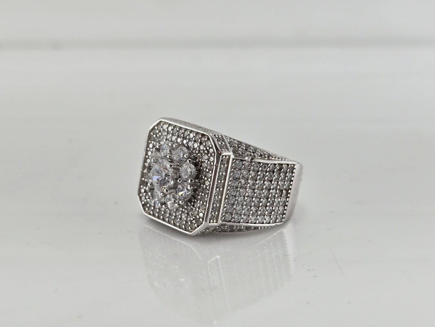 Titan Frost Silver Ring