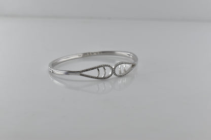 Silver Seraphic Bangle