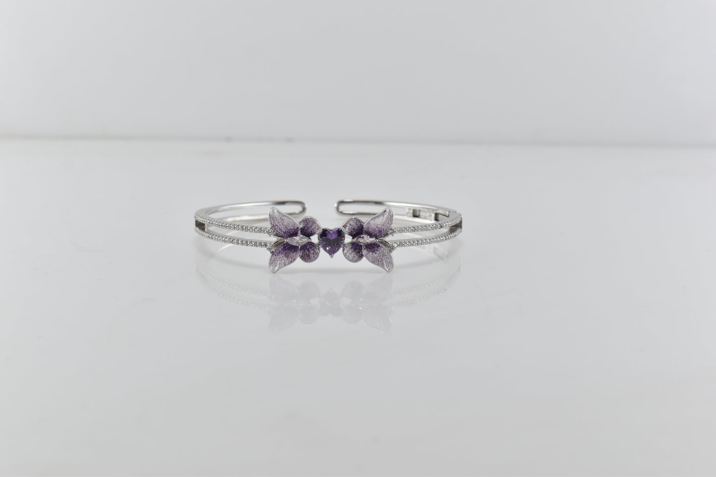 Silver Enchanted Wing Bracelet