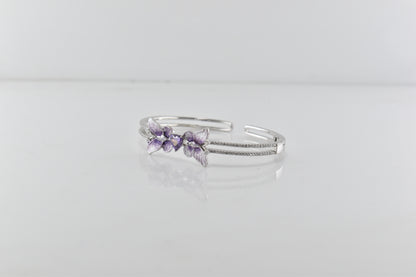 Silver Enchanted Wing Bracelet