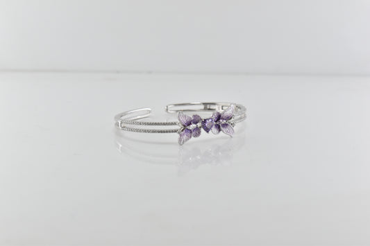 Silver Enchanted Wing Bracelet