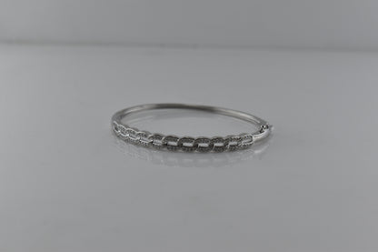 Elegant Link Silver Bracelet