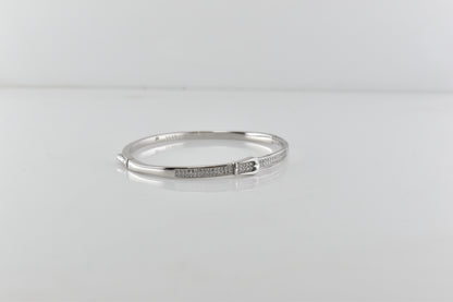 Silver Grandeur Buckle Bracelet