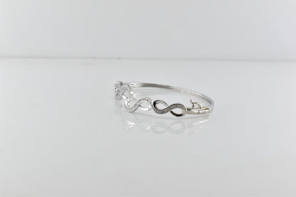 Silver Ethereal Wave Bracelet