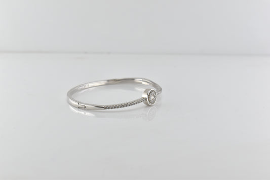 Halo Orbit Silver Bracelet