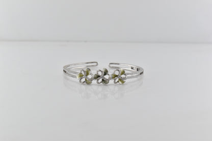Ethereal Flora Silver Bracelet