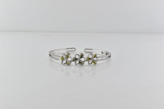 Ethereal Flora Silver Bracelet
