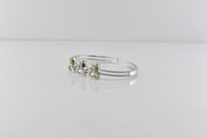 Ethereal Flora Silver Bracelet