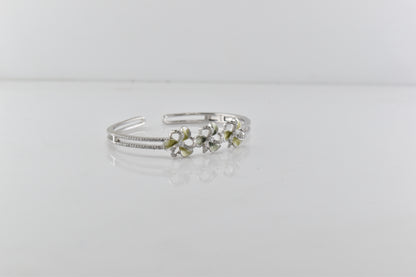Ethereal Flora Silver Bracelet