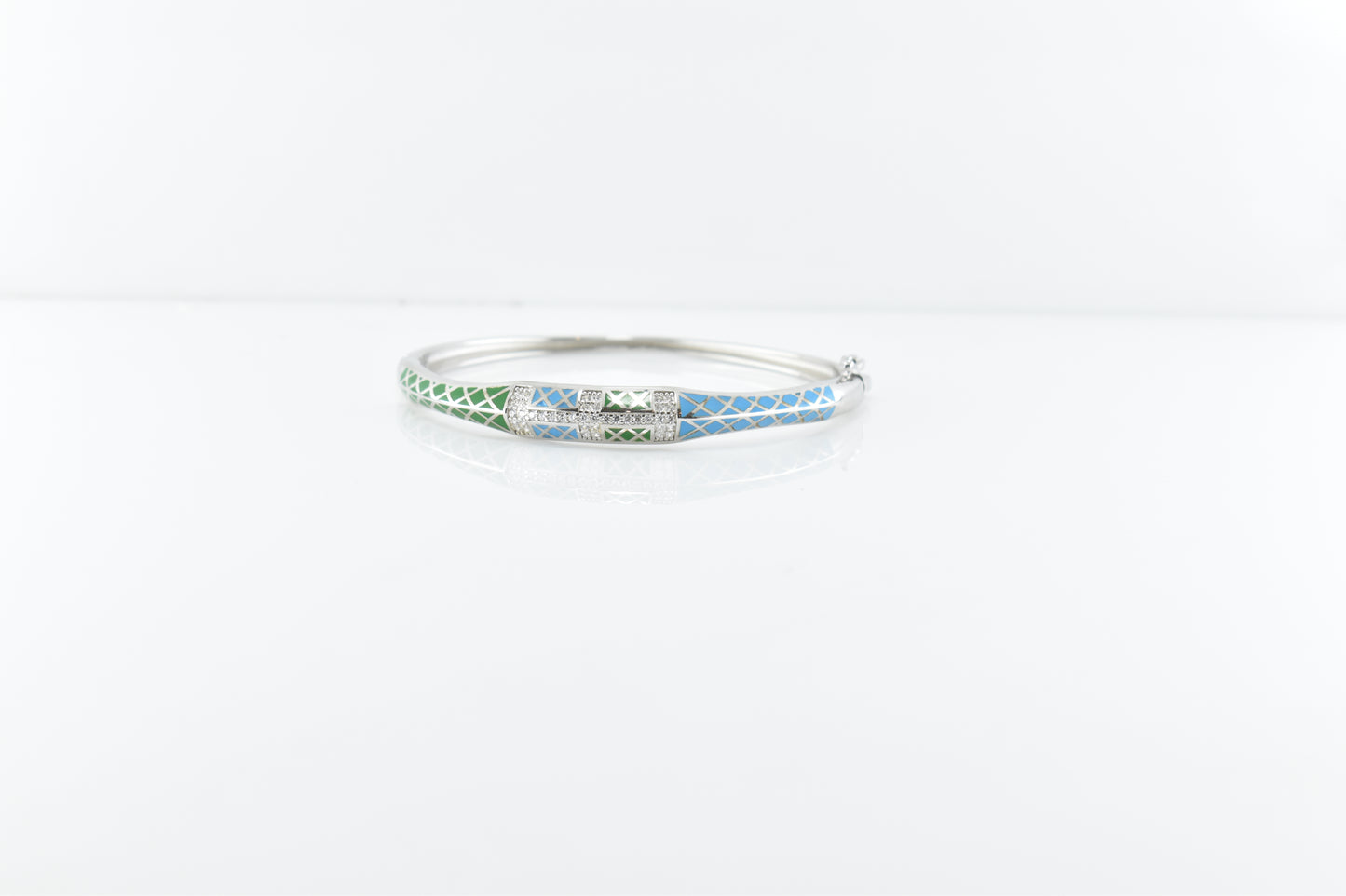 Mosaic Cross-Hatch Bracelet