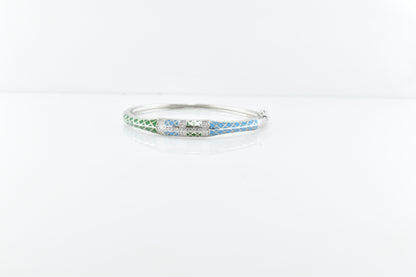 Mosaic Cross-Hatch Bracelet