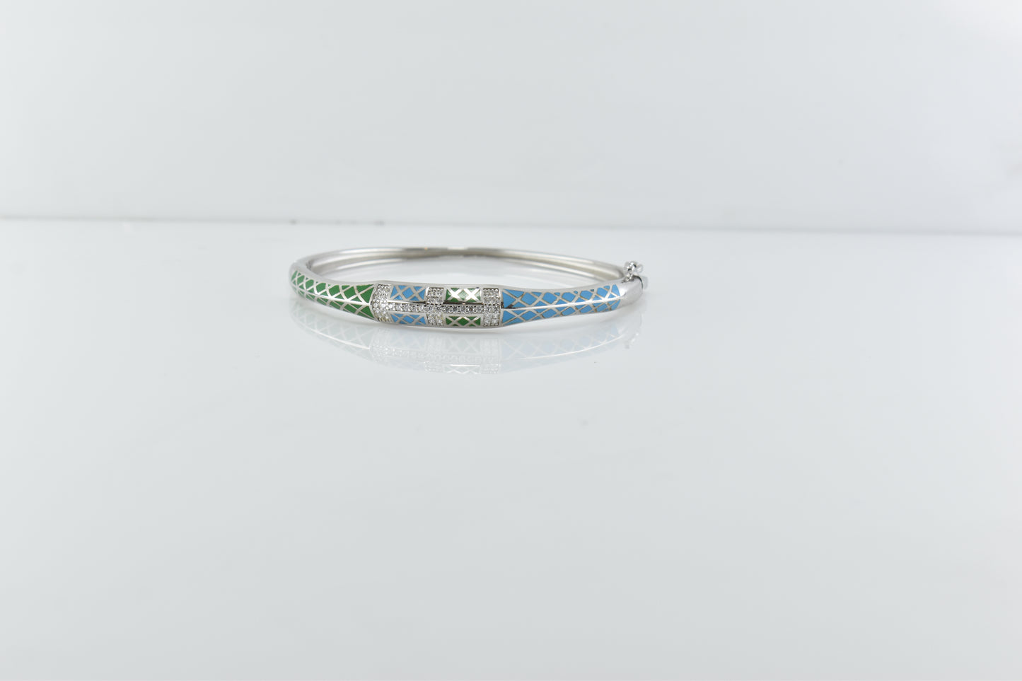 Mosaic Cross-Hatch Bracelet