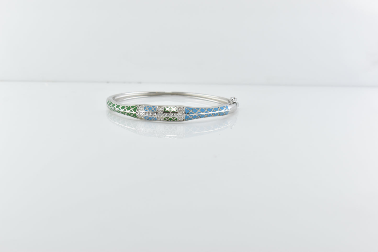 Mosaic Cross-Hatch Bracelet