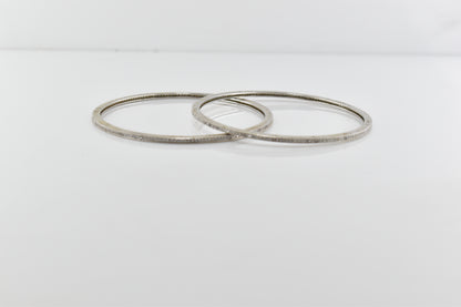 Silver Shimmering Stone Bracelet