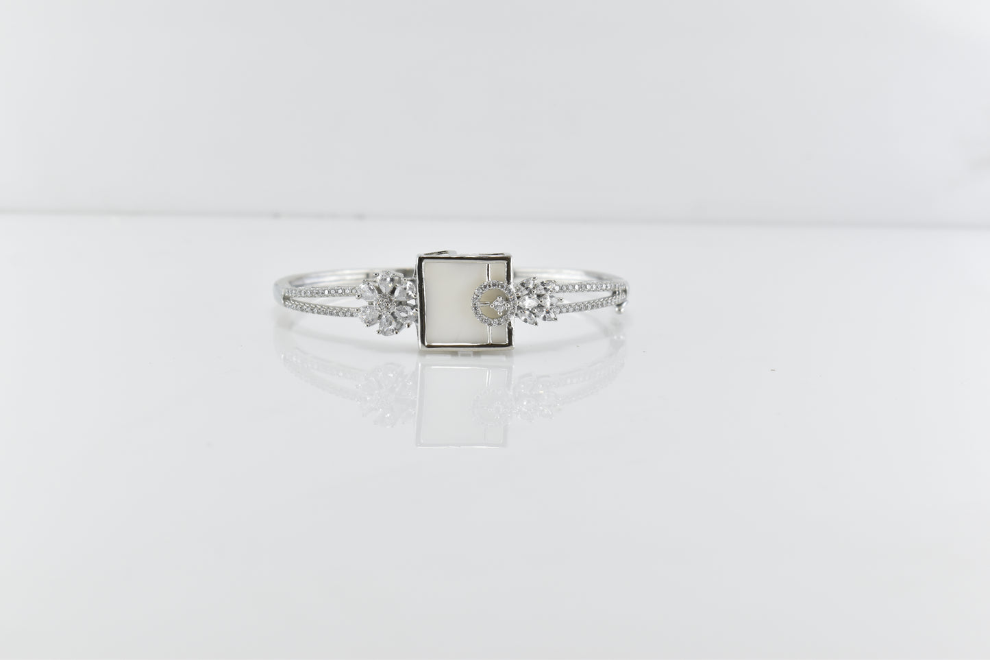 Silver Moonlight Mosaic Bracelet