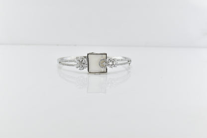 Silver Moonlight Mosaic Bracelet