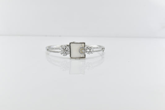 Silver Moonlight Mosaic Bracelet