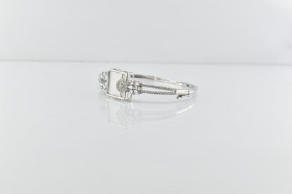 Silver Moonlight Mosaic Bracelet