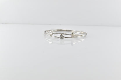 Sweetheart Trio Silver Bracelet