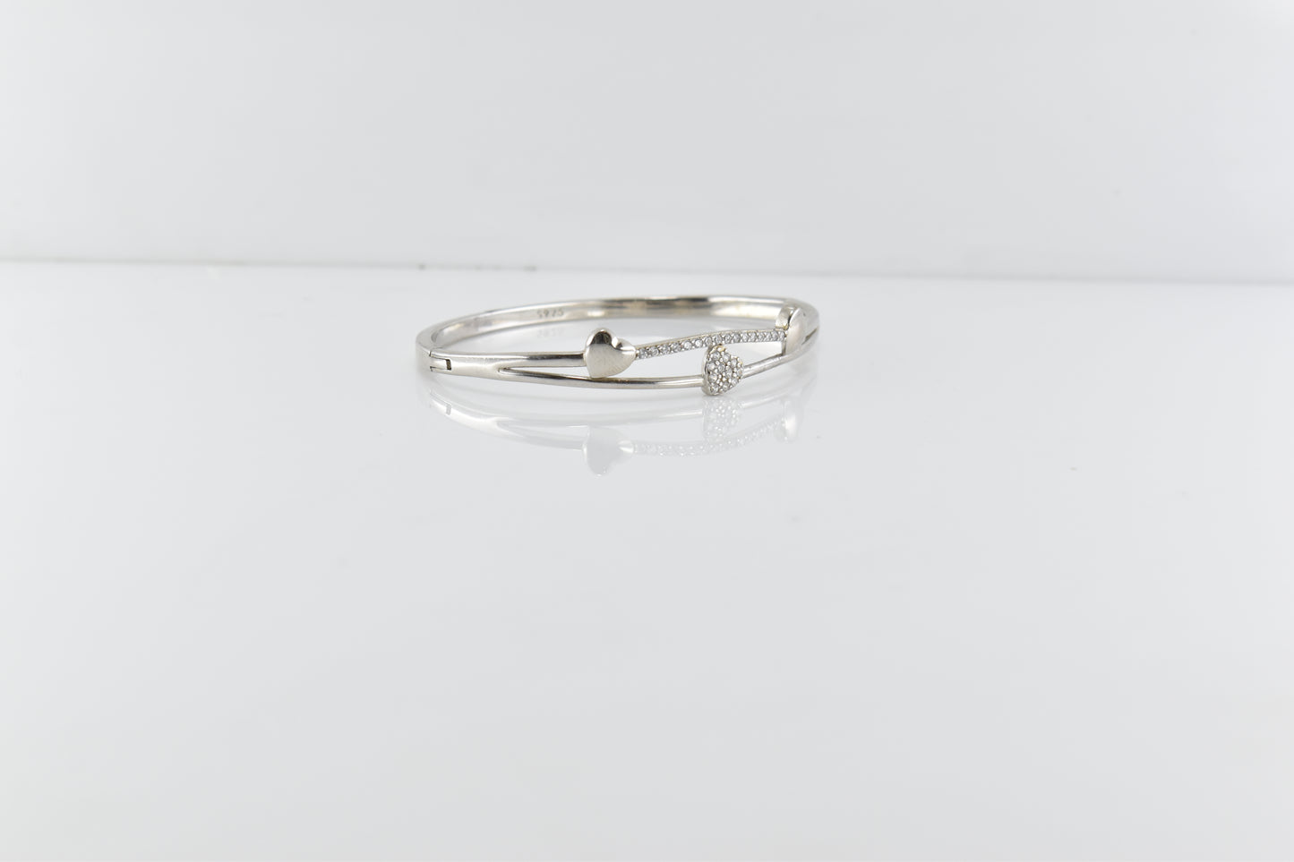 Sweetheart Trio Silver Bracelet