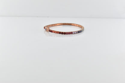 Rose Gold Evil Eye Bracelet