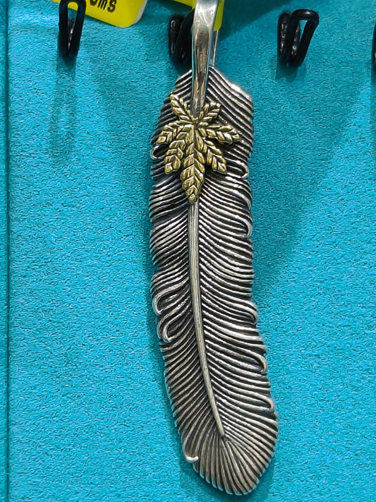Eagle feather pendant